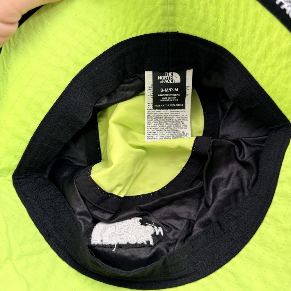 The North Face Cypress Nylon Bucket Hat Unisex Size S/M Sharp Green FlashDry NWT - Picture 5 of 5